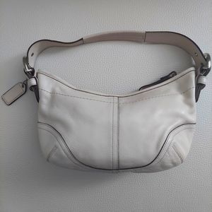 Coach Small Cream Leather Purse